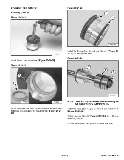 Bobcat T750 SN ATF611001 Skidsteer Service Manual - Image 3