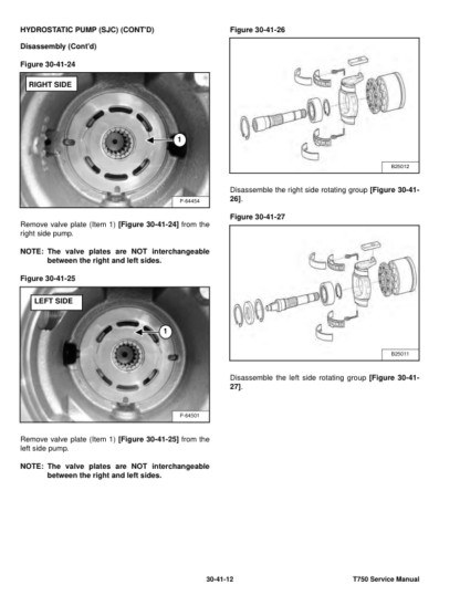 Bobcat T750 SN ATF611001 Skidsteer Service Manual - Image 9