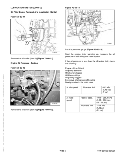 Bobcat T770 Skidsteer Service Manual - Image 14