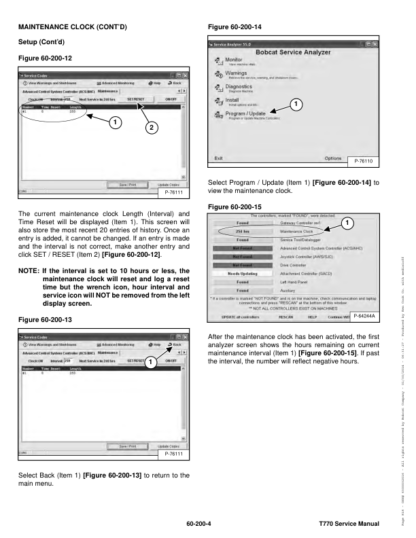 Bobcat T770 Skidsteer Service Manual - Image 13