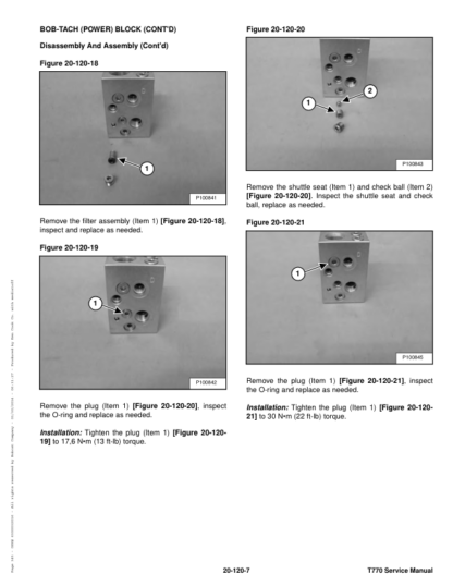 Bobcat T770 Skidsteer Service Manual - Image 7