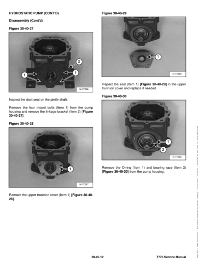 Bobcat T770 Skidsteer Service Manual - Image 8