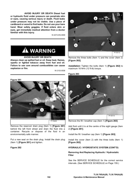 Bobcat TL30.70 Telehandler Operation Manual - Image 8