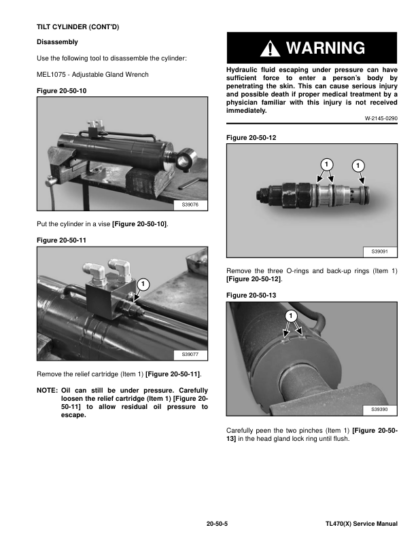 Bobcat TL470(X) Telehandler Service Manual - Image 3