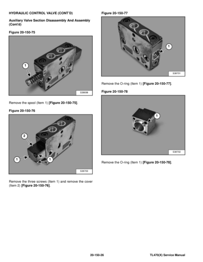 Bobcat TL470(X) Telehandler Service Manual - Image 5