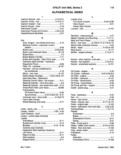 CASE 570LXT 580L SERIES 2 Parts Catalog - Image 11