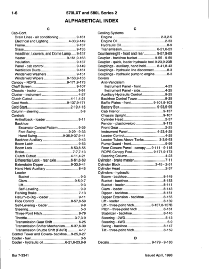 CASE 570LXT 580L SERIES 2 Parts Catalog - Image 8