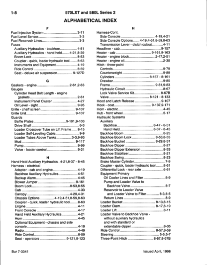 CASE 570LXT 580L SERIES 2 Parts Catalog - Image 10