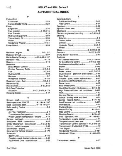 CASE 570LXT 580L SERIES 2 Parts Catalog - Image 2