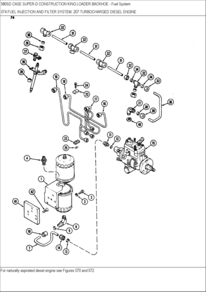 CASE 580 Super D Backhoe Parts Catalog - Image 10