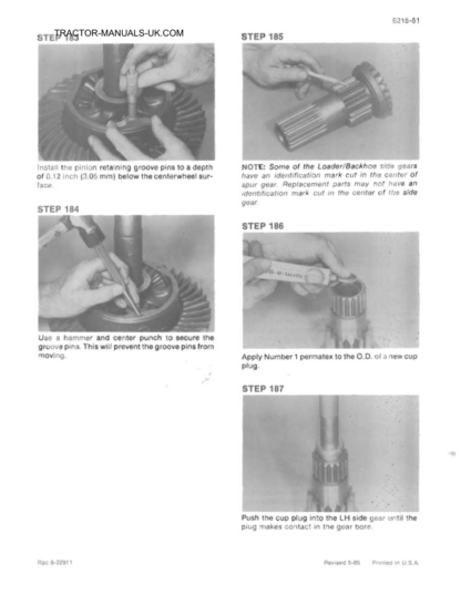 CASE 580 Super E Backhoe Service Manual - Image 12