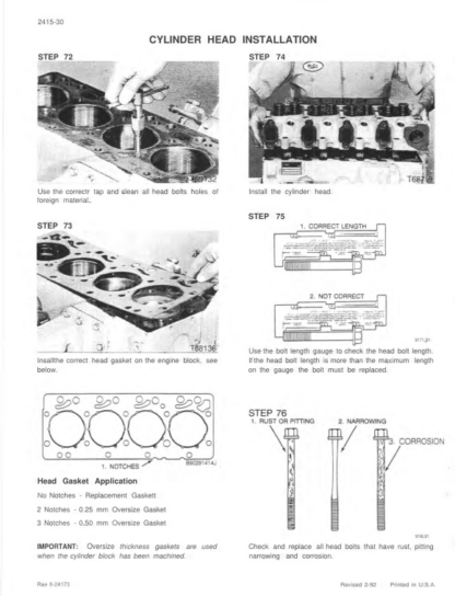 CASE 580 Super K Backhoe Service Manual - Image 6