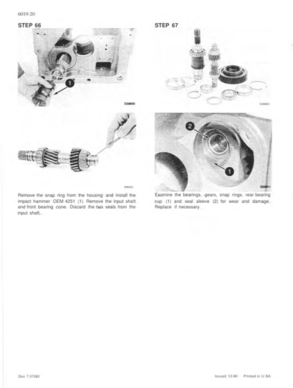 CASE 580 Super K Backhoe Service Manual - Image 13