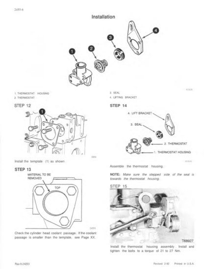 CASE 580 Super K Backhoe Service Manual - Image 8