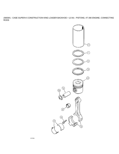 CASE 580 Super K Part Catalog Manual - Image 13