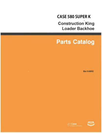 CASE 580 Super K Part Catalog Manual - Image 14