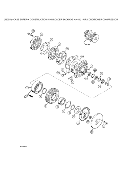 CASE 580 Super K Part Catalog Manual - Image 3