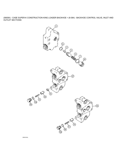 CASE 580 Super K Part Catalog Manual - Image 8