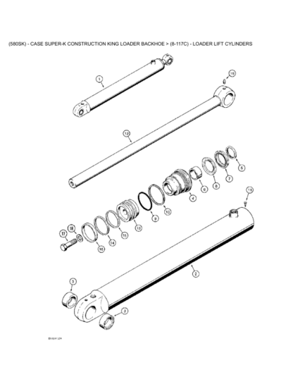 CASE 580 Super K Part Catalog Manual - Image 10