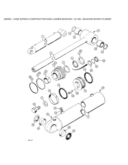 CASE 580 Super K Part Catalog Manual - Image 12