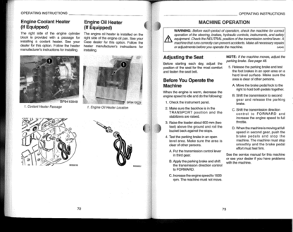 CASE 580 Super L Backhoe Operators Manual - Image 9