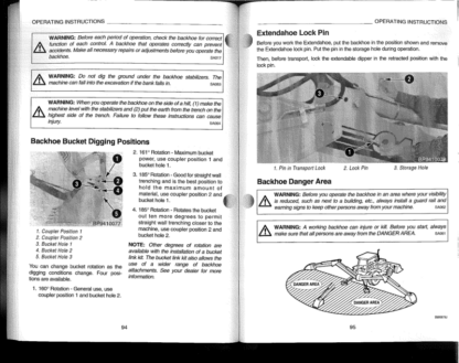 CASE 580 Super L Backhoe Operators Manual - Image 10