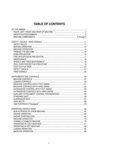 CASE 580L TURBO SUPER 590 SUPER L Series 1 Operators Manual - Image 2