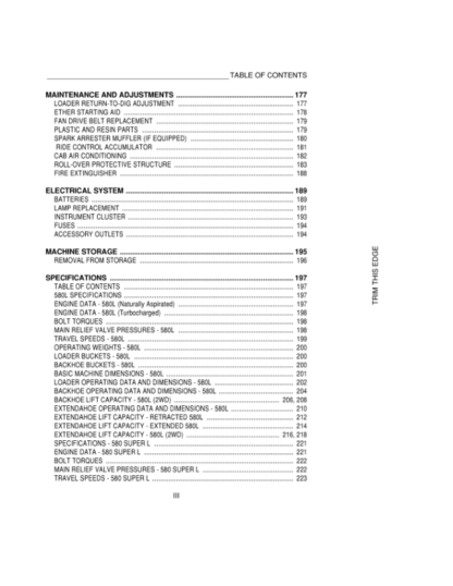 CASE 580L TURBO SUPER 590 SUPER L Series 2 Operators Manual - Image 5