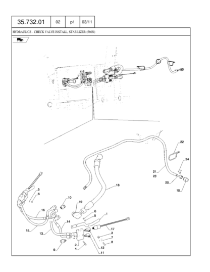 CASE 580N 580SN 580SN WT 590SN Backhoe Tier 3 Parts Catalog - Image 15