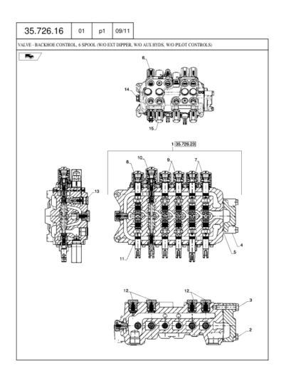 CASE 580N 580SN 580SN WT 590SN Backhoe Tier 3 Parts Catalog - Image 13