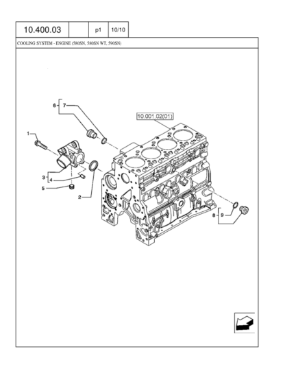 CASE 580N 580SN 580SN WT 590SN Backhoe Tier 3 Parts Catalog - Image 11