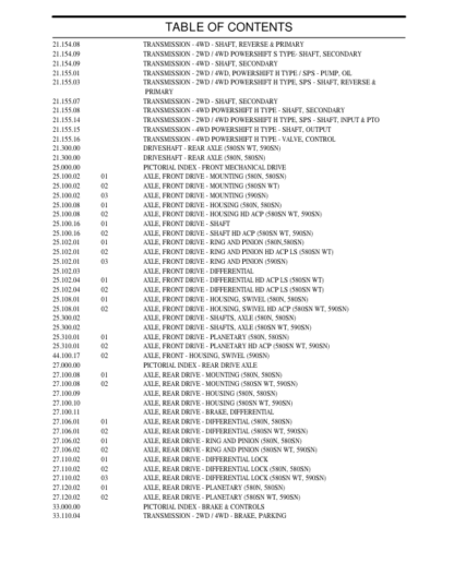 CASE 580N 580SN 580SN WT 590SN Backhoe Tier 3 Parts Catalog - Image 5