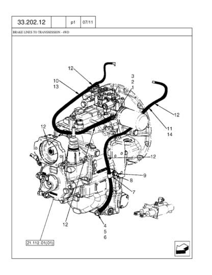 CASE 580N 580SN 580SN WT 590SN Backhoe Tier 3 Parts Catalog - Image 12