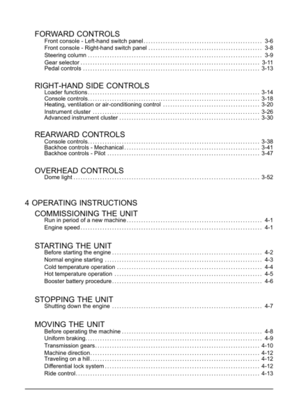 CASE 580N 580SN 590SN Operators Manual - Image 5