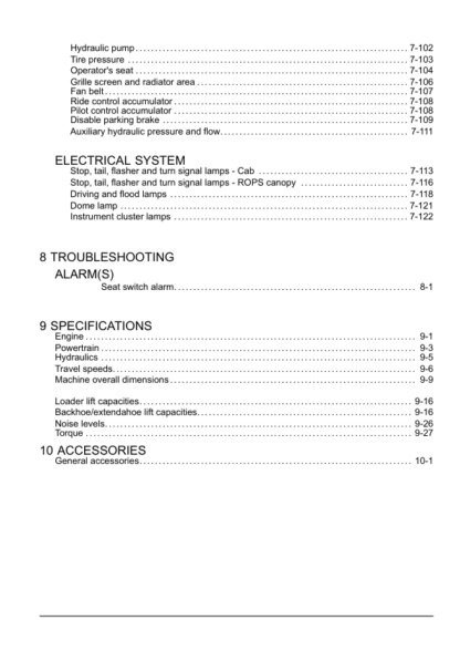 CASE 580N 580SN 590SN Operators Manual - Image 9
