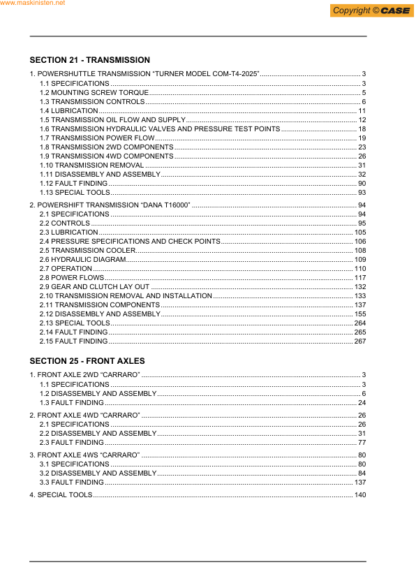 CASE 580SR 590SR 695SR Backhoe Service Manual - Image 6