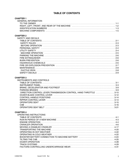 CASE 650K 750K 850K Series 2 Bulldozer Operators Manual - Image 8