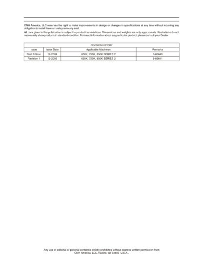 CASE 650K 750K 850K Series 2 Bulldozer Operators Manual - Image 7