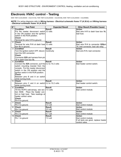 CASE 650K 750K 850K Tier 2 Bulldozer Repair Manual - Image 5