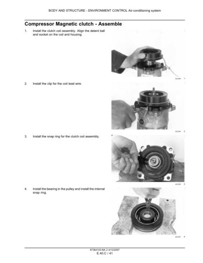 CASE 650K 750K 850K Tier 2 Bulldozer Repair Manual - Image 4