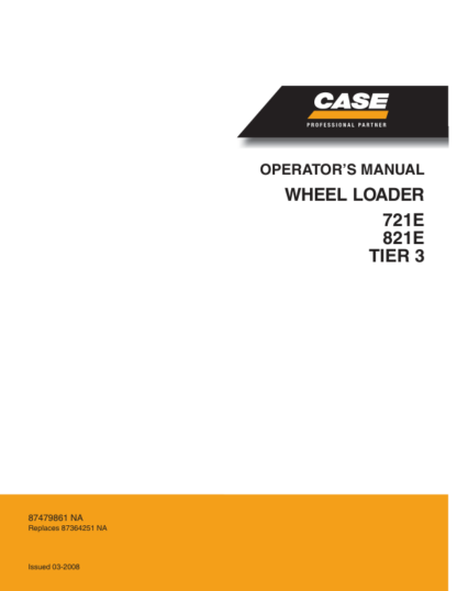 CASE 721E 821E Tier 3 Operators Manual - Image 13