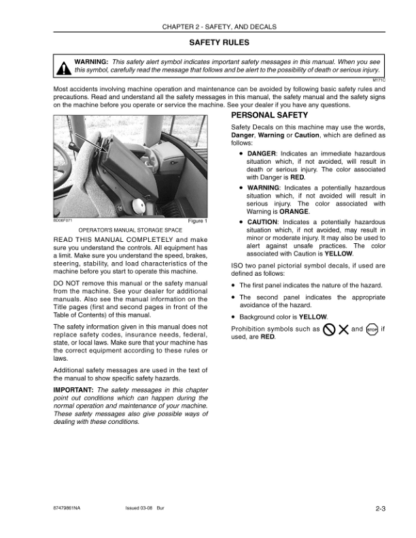 CASE 721E 821E Tier 3 Operators Manual - Image 3