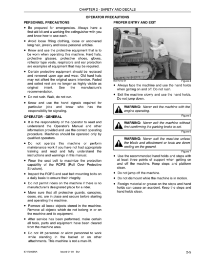 CASE 750L 850L Bulldozer Operators Manual - Image 7