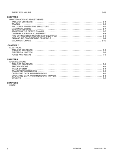 CASE 750L 850L Bulldozer Operators Manual - Image 5