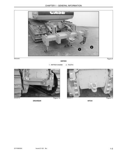 CASE 750L 850L Bulldozer Operators Manual - Image 8