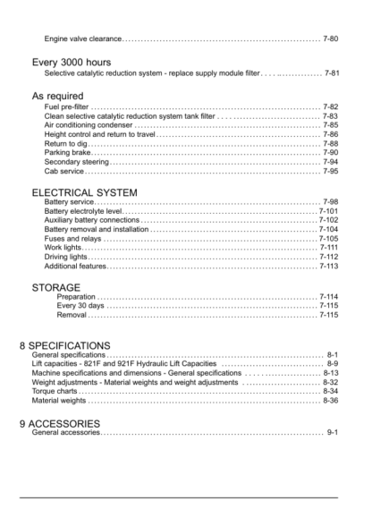 CASE 821F 921F Tier 4 Wheel Loader Operators Manual - Image 6