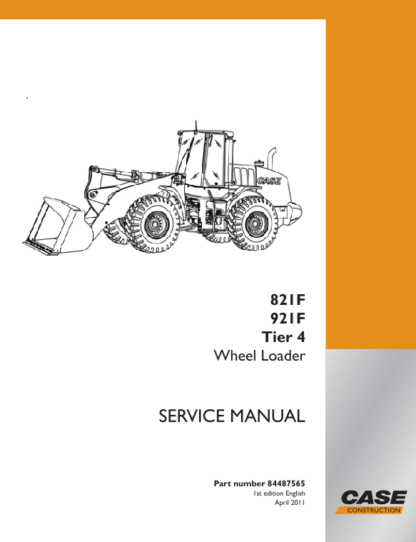 CASE 821F 921F Tier 4 Wheel Loader Service Manual - Image 15