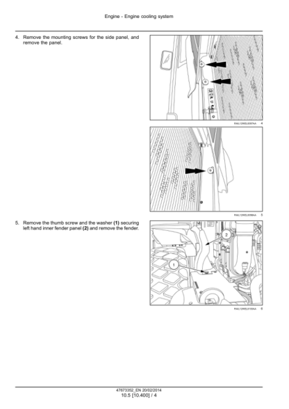 CASE 821F 921F Tier 4b Engine and Transmission Service Manual - Image 3