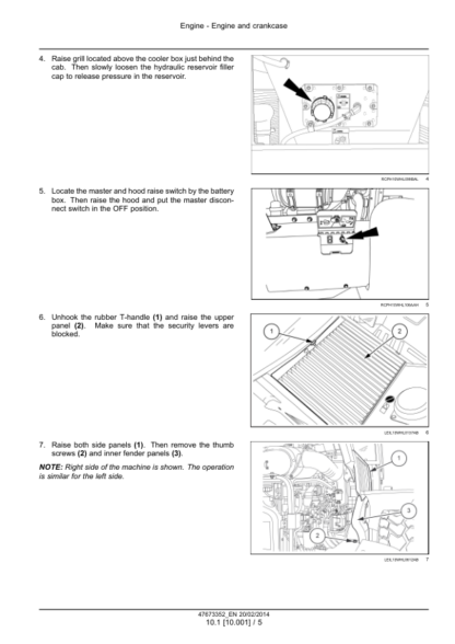 CASE 821F 921F Tier 4b Engine and Transmission Service Manual - Image 12