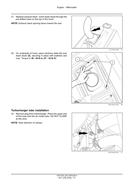 CASE 821F 921F Tier 4b Engine and Transmission Service Manual - Image 5